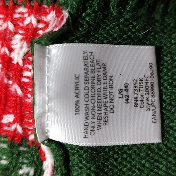 Jolly Sweaters Faux Necktie Sweater Size L - Picture 4 of 4